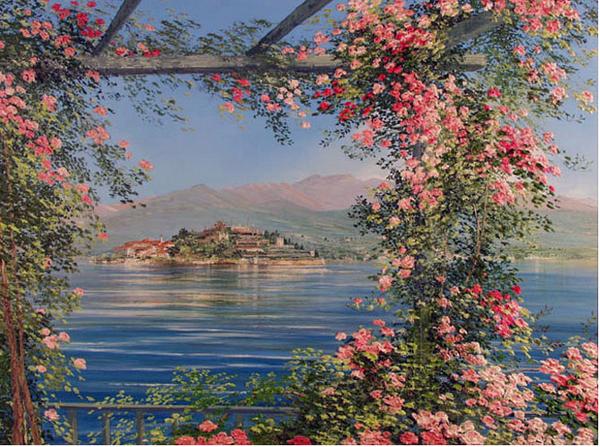 600x447 Aku News On Twitter - Amalfi Coast Painting