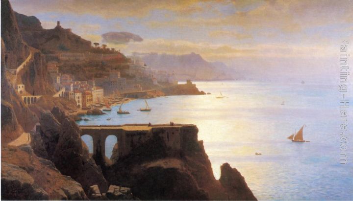 720x411 William Stanley Haseltine Amalfi Coast Painting Anysize 50% Off - Amalfi Coast Painting