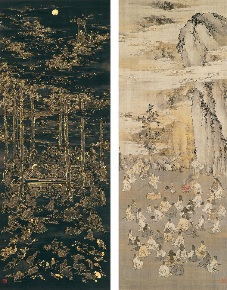 754x960 Burke Collection The Legend Of Amaterasu Who Locks - Amaterasu Painting