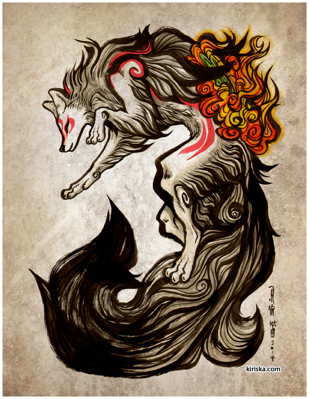 622x802 Amaterasu Shop Kiriska - Amaterasu Painting
