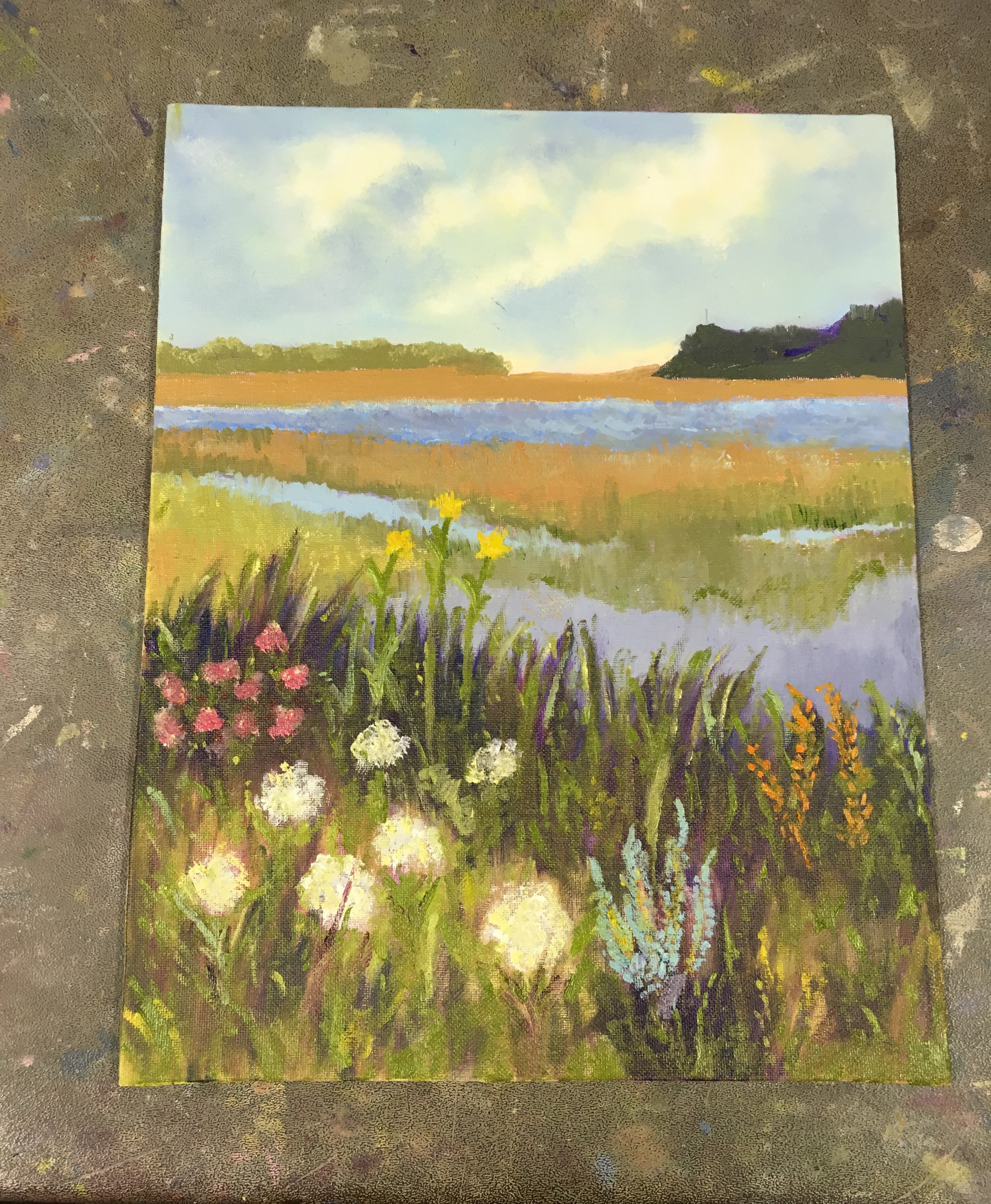 3022x3672 Fifth And Penultimate Oil Painting Class Merryweather Smith - Amateur Oil Painting