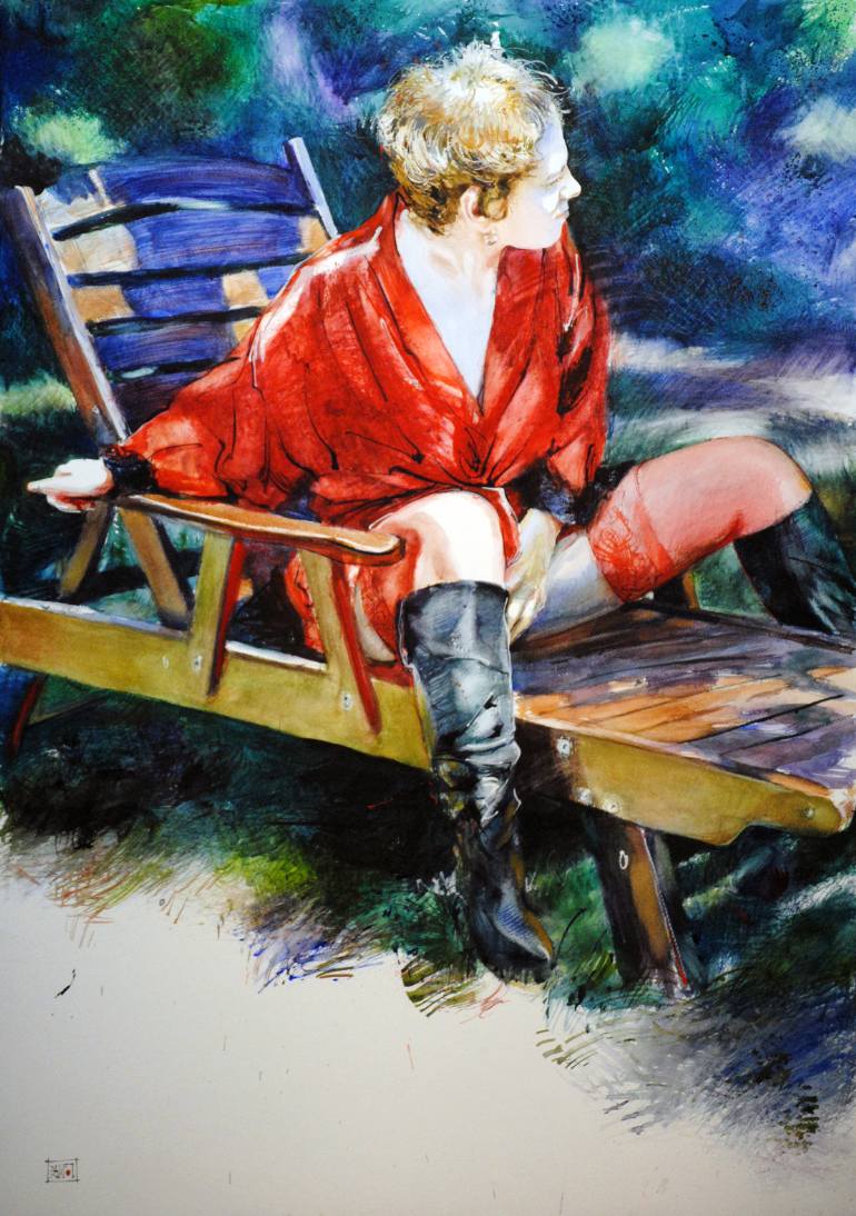 770x1094 Saatchi Art Amateur Night. Manipulation Painting By Gregory Radionov - Amateur Painting