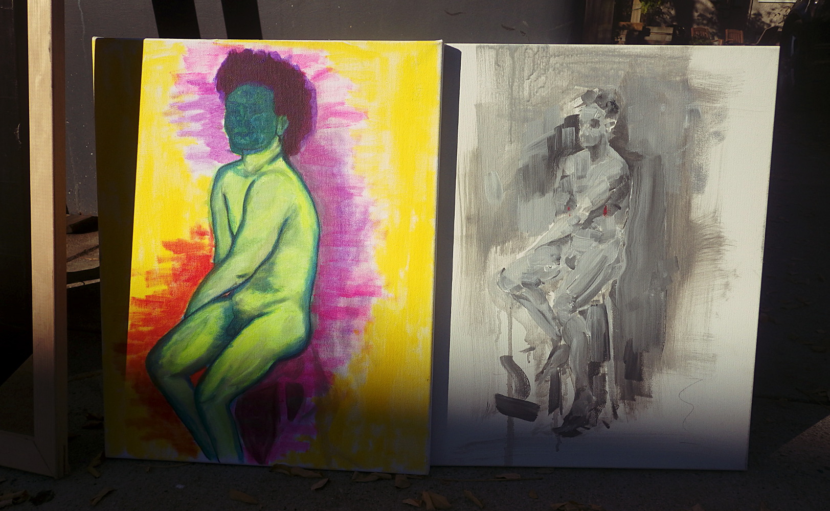 1623x1000 Two Amateur Paintings That Needed Each Other Sqwabb - Amateur Painting