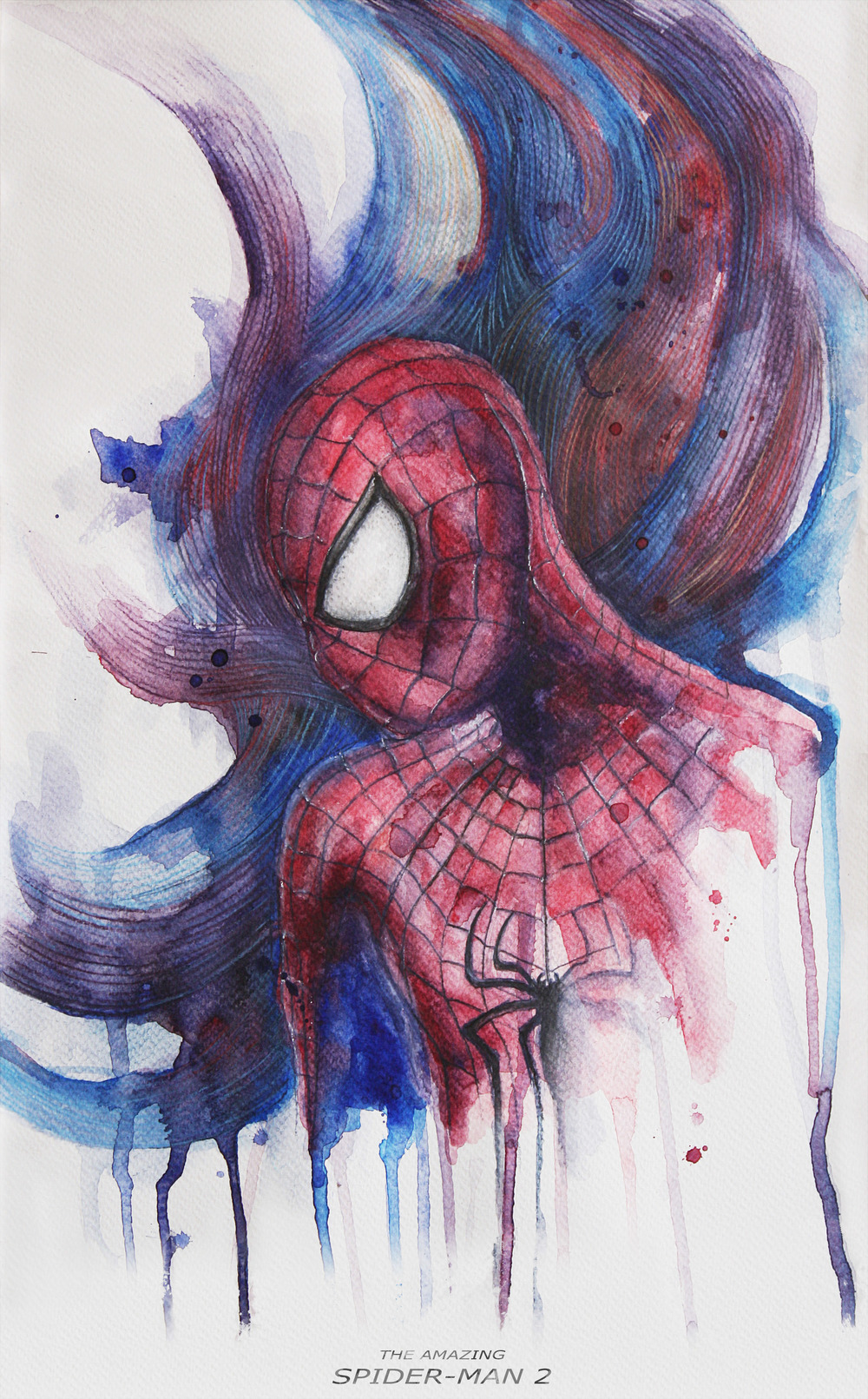 1000x1611 Portrait Ben Holmes - Amazing Spider Man Painting