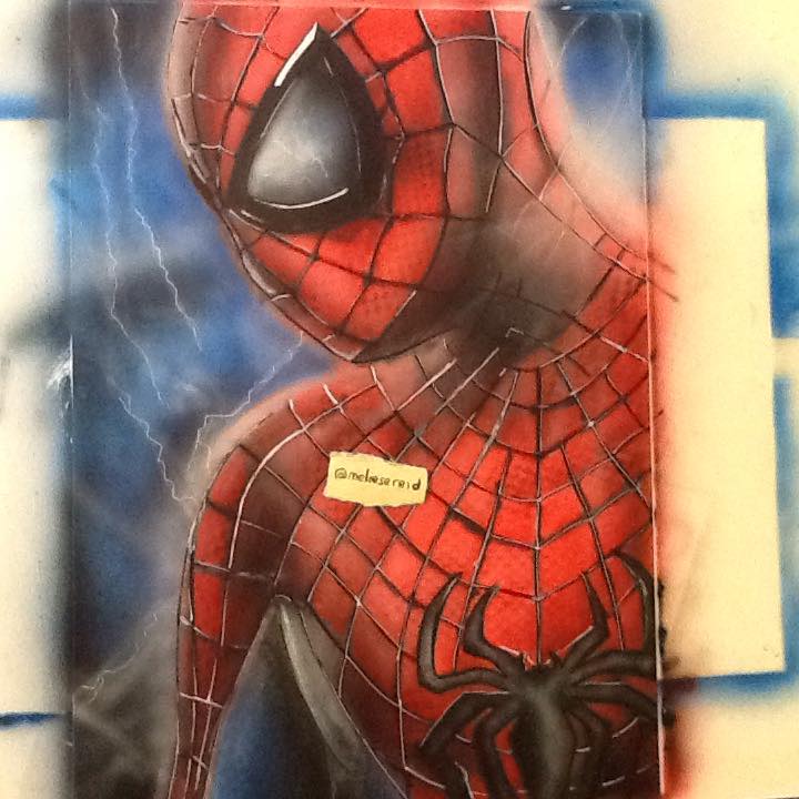 720x720 The Amazing Spider Man Airbrush Painting By Meliesereidmusic - Amazing Spider Man Painting