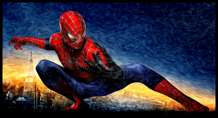 870x472 Spiderman Painting By Phraisohn - Amazing Spider Man Painting