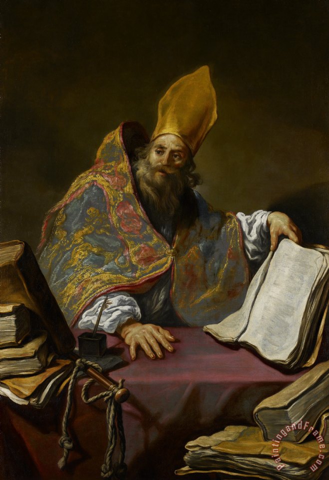 659x960 Claude Vignon Saint Ambrose Painting - Ambrose Painting