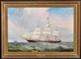280x205 Iron Clipper Ship Ambrose By John Scott On Artnet - Ambrose Ship Painting