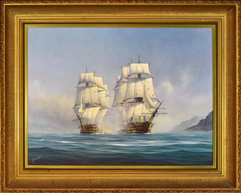 800x643 Paintings - Ambrose Ship Painting