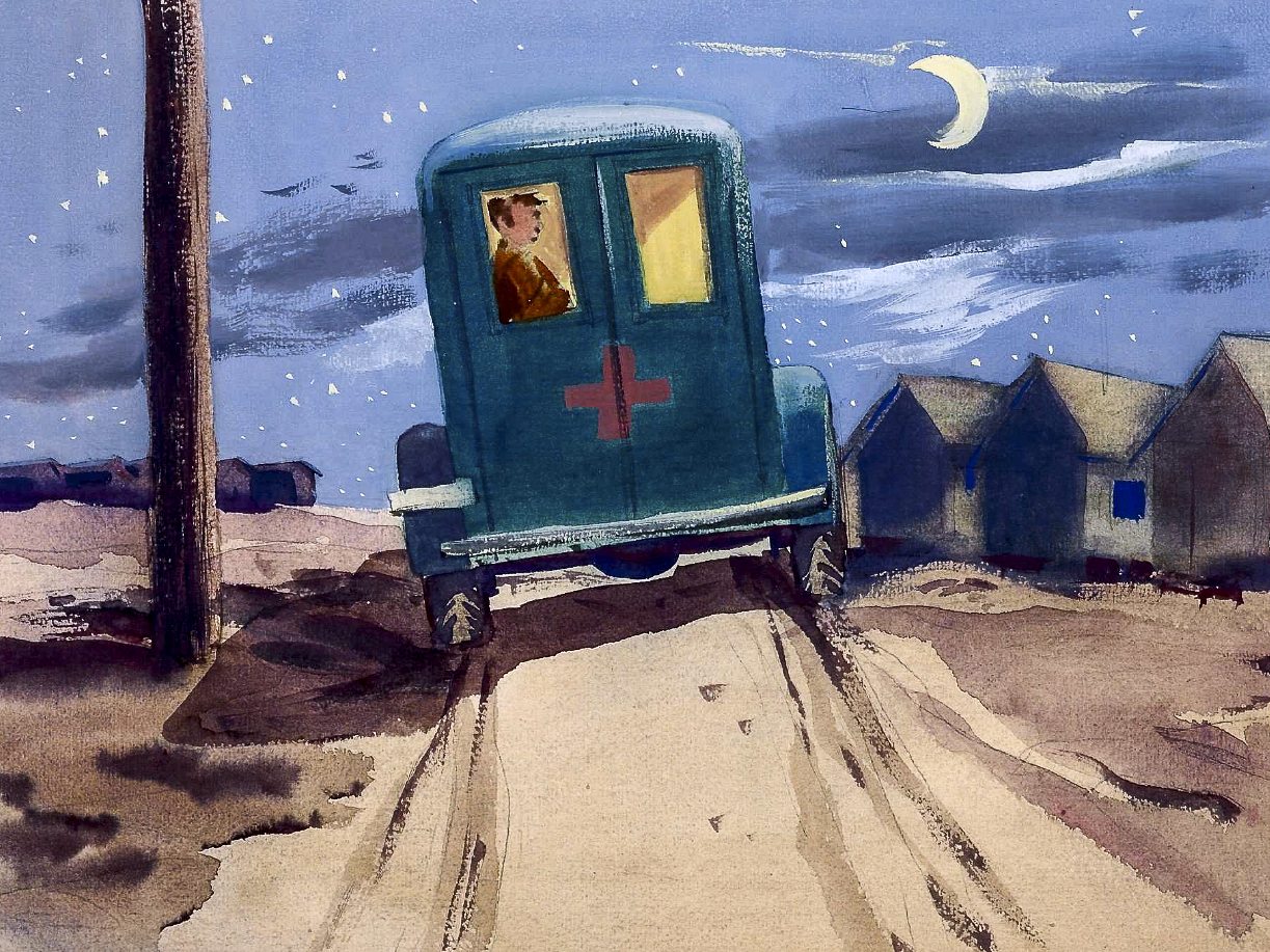 1223x917 Sogioka's Paintings - Ambulance Painting