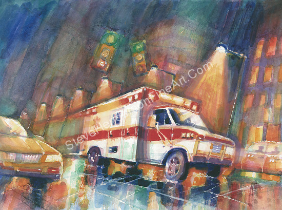 550x409 Steve Henderson - Ambulance Painting