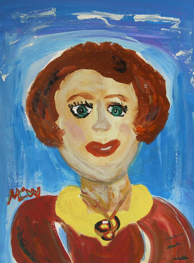 665x900 Amelia Mary Earhart Painting By Mary Carol Williams - Amelia Earhart Painting