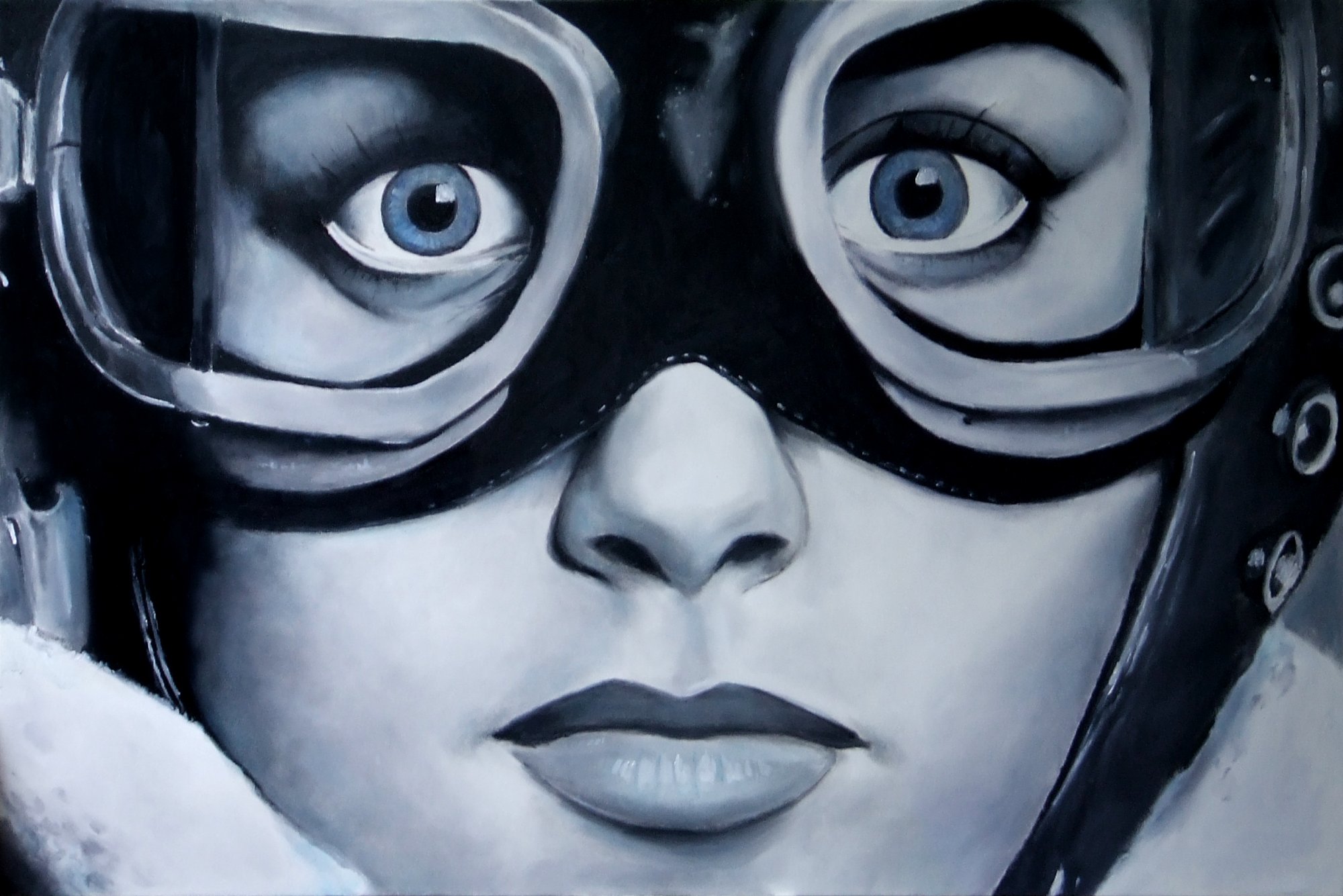 2000x1335 Come Amelia Earhart - Amelia Earhart Painting