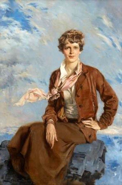 396x600 Howard Chandler Christy (1873 1952) Amelia Earhart - Amelia Earhart Painting