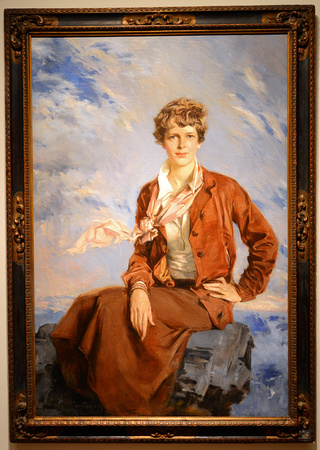 320x450 Ludo Segers Photography Sample Art Amelia Earhart Painting - Amelia Earhart Painting