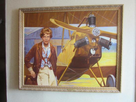 550x413 Oil Painting - Amelia Earhart Painting