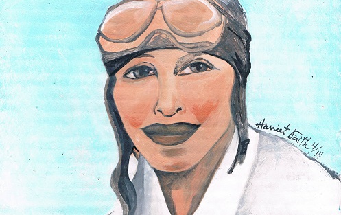 497x313 Week 17 Hand Lettered Quote ~ Amelia Earhart ~ Do It. - Amelia Earhart Painting