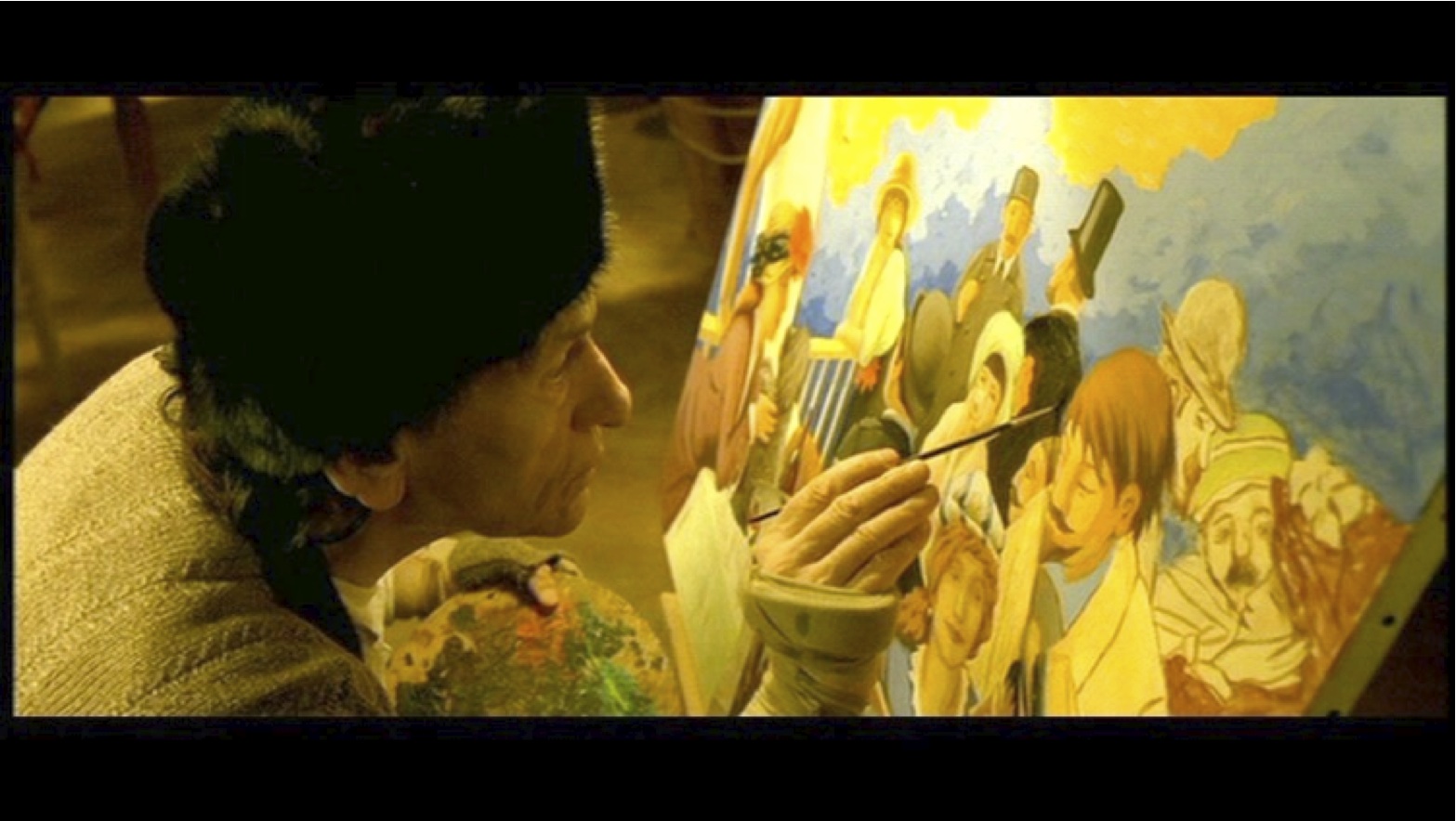 1567x884 Artworks In Movies Amp Filmstars With Artworks Jadeart - Amelie Painting