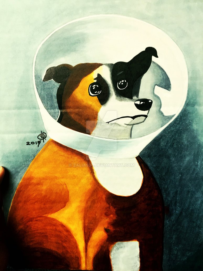 774x1032 Dog Painting From Amelie By Zalias34 - Amelie Painting