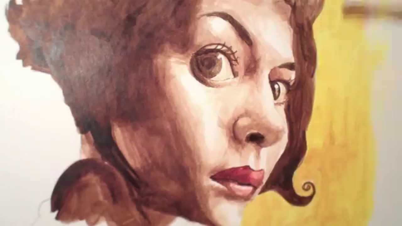 1280x720 Painting A Portrait Of Amelie (2011) - Amelie Painting