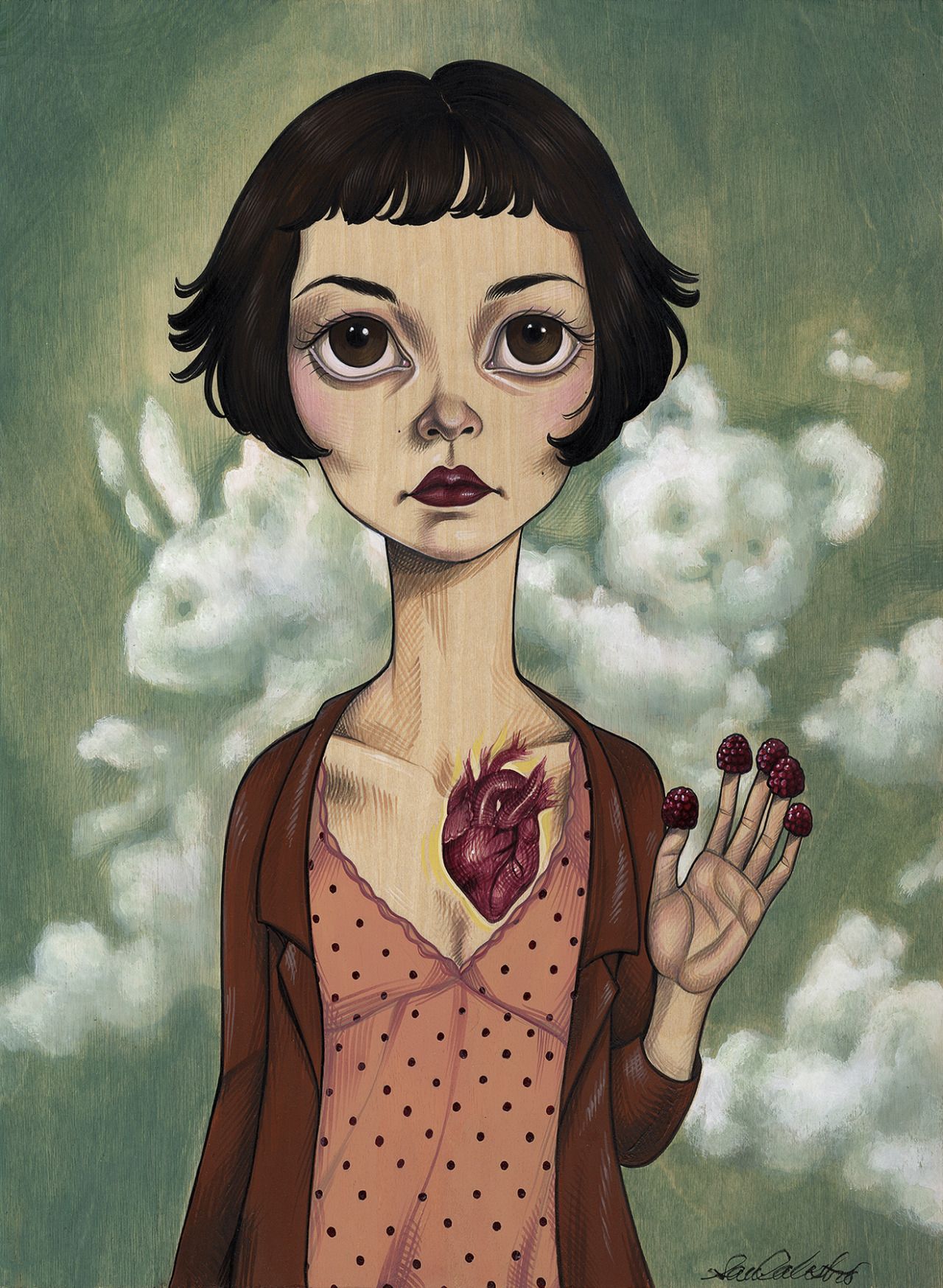 1280x1748 Paintings Inspired By The Film Amelie, Now On View - Amelie Painting