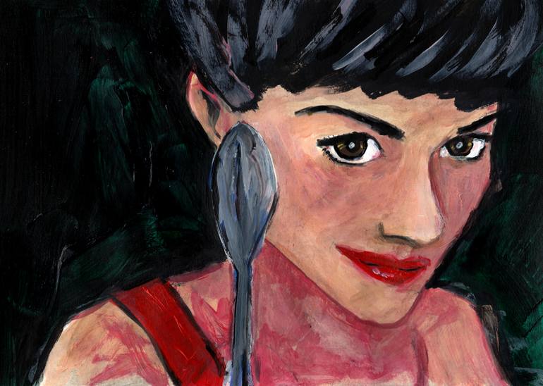 770x548 Saatchi Art Amelie Painting By Stephanie Clarkson - Amelie Painting