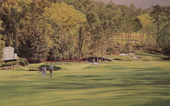 599x375 Augusta Amen Corner - Amen Corner Painting