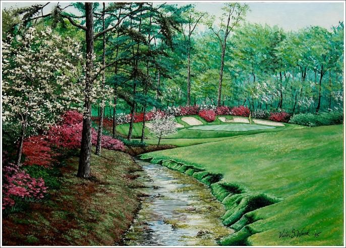 686x492 Victor Wood's Landscape Painting Of The Amen Corner - Amen Corner Painting