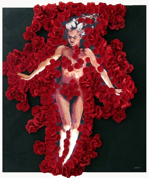 503x600 American Beauty Painting By Samitha Hess - American Beauty Painting