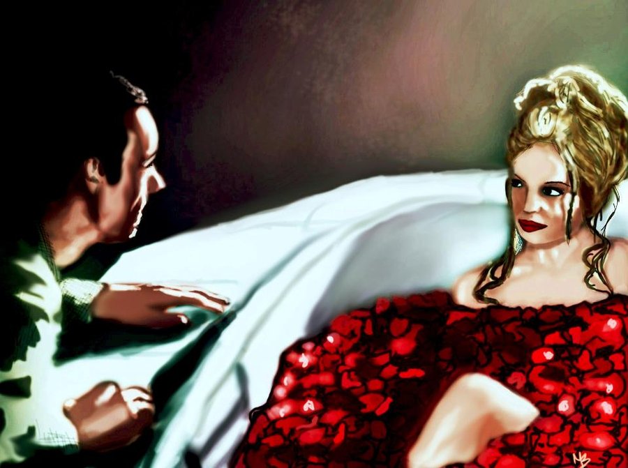 900x671 American Beauty By Thelotmb - American Beauty Painting