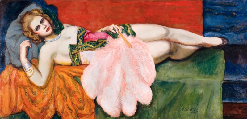 800x384 Artwork By Walt Kuhn - American Beauty Painting