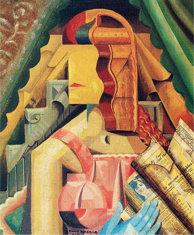 659x799 Merrild, Knud (1894 1954) - American Beauty Painting