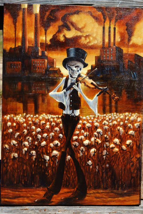 498x747 American Beauty - American Beauty Painting