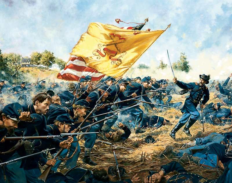 800x631 Don troiani  The forlorn hope.jpg American Civil War - American Civil War Painting