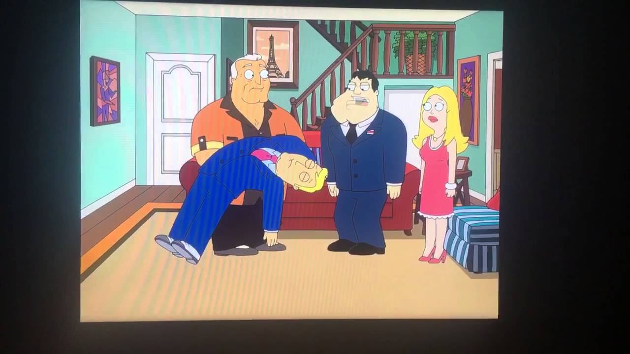 1280x720 American Dad This Is How A Straight Guy Faints - American Dad Painting