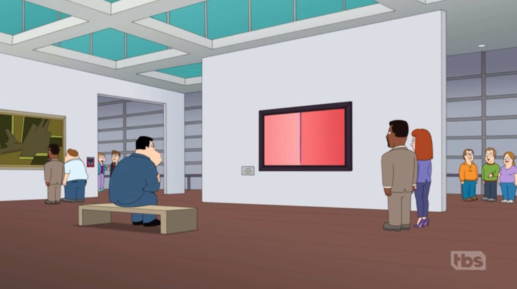 2034x1138 American Dad Season 13 Episode 4 Portrait Of Francine's Genitals - American Dad Painting