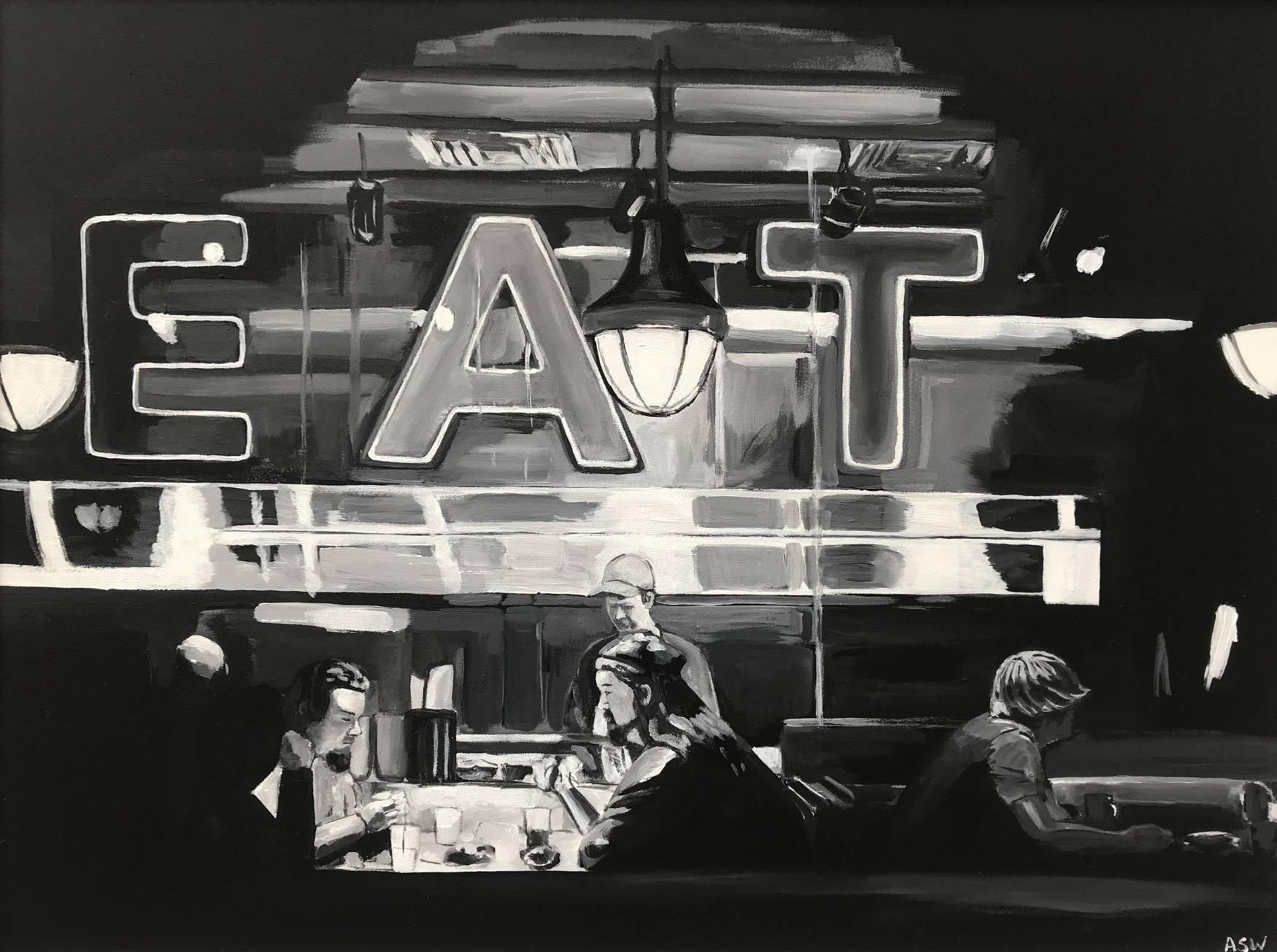 1750x1305 Angela Wakefield - American Diner Painting