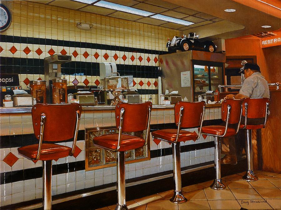 900x675 Diner Paintings Fine Art America - American Diner Painting