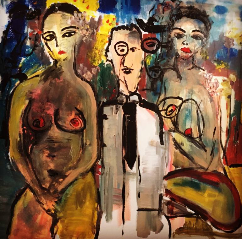 770x761 Saatchi Art Hashtag American Dream 1 Painting By Emma Visca - American Dream Painting