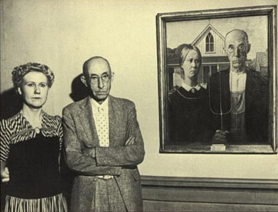 400x306 American Gothic Meaning Grant Wood Painting Interpretation Amp Analysis - American Family Painting
