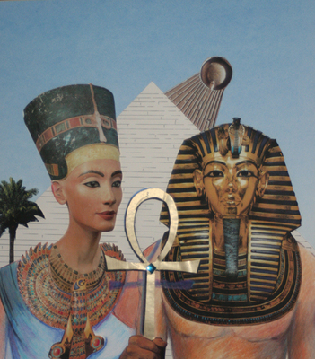 351x400 Beyond American Gothic - American Farmer Painting