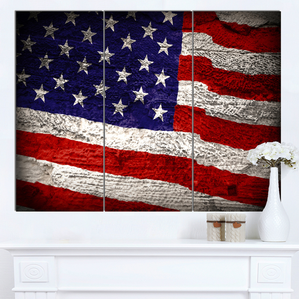 American Flag Canvas Painting at PaintingValley.com | Explore ...