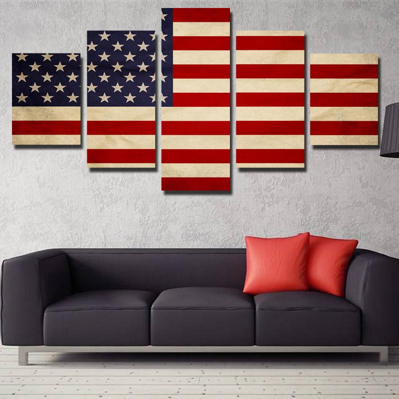 American Flag Canvas Painting at PaintingValley.com | Explore ...