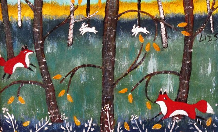 715x432 13th Annual Miniatures Show - American Folk Painting