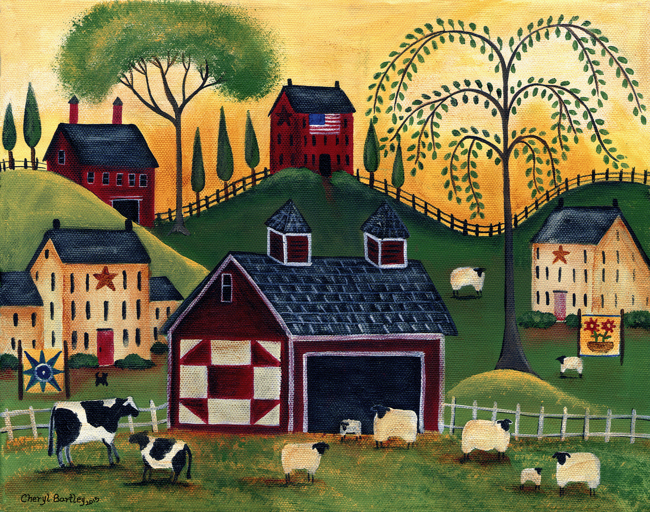 1280x1008 Folk Art With Fay - American Folk Painting