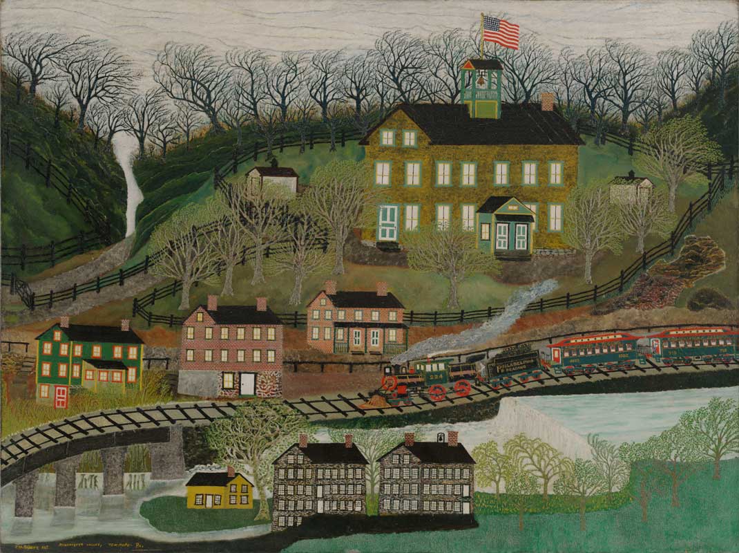1070x800 Folk Art And American Modernism American Folk Art Museum - American Folk Painting