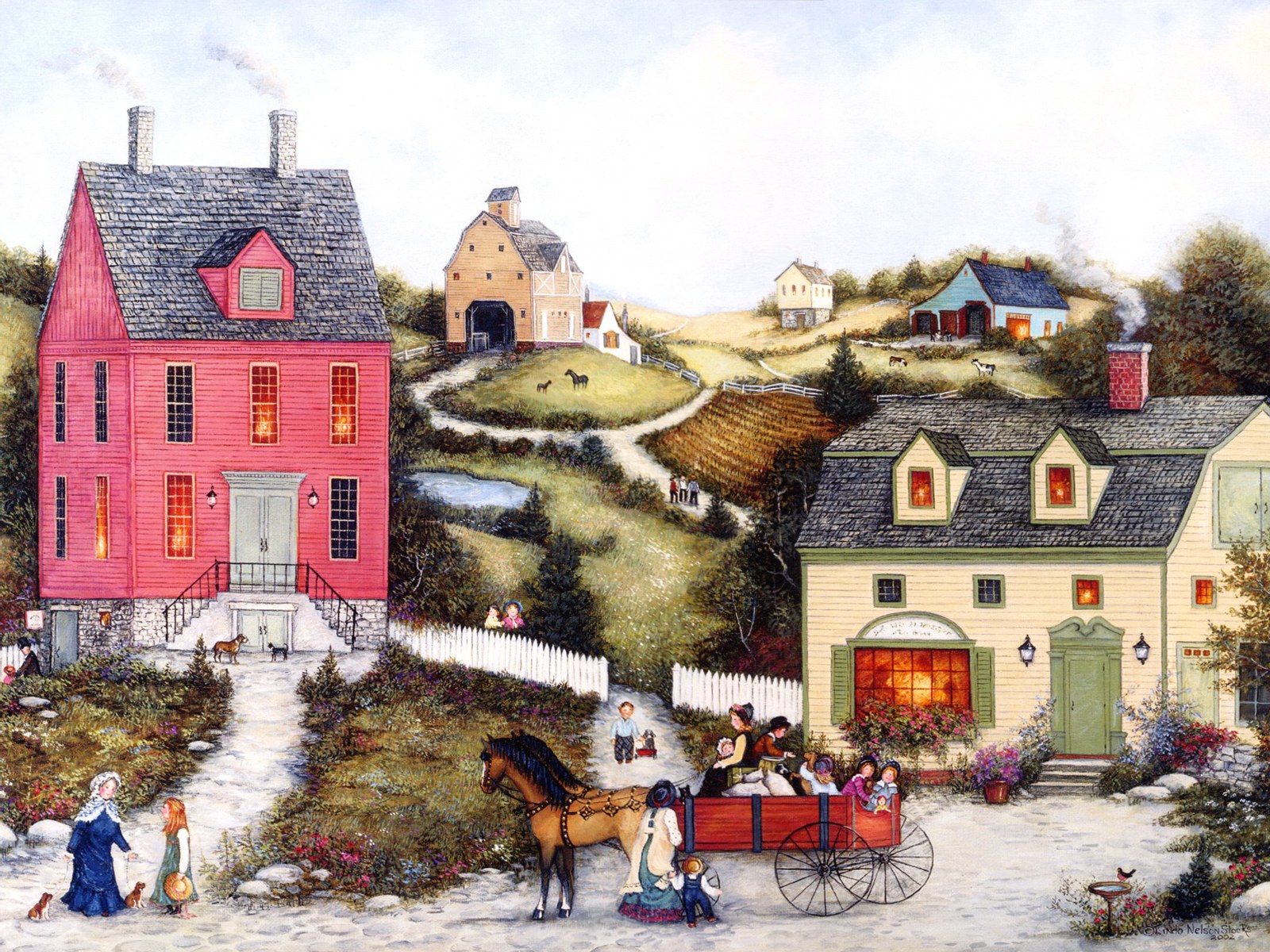 1600x1200 30172 American Folk Art Wallpaper - American Folk Painting