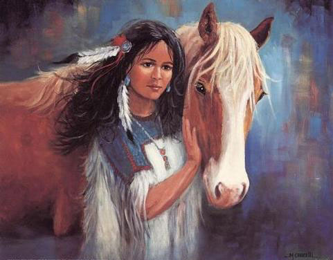 481x376 Oil Paintings Frames - American Girl Painting