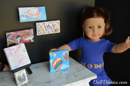540x358 Saige Art Display Doll Diaries - American Girl Painting