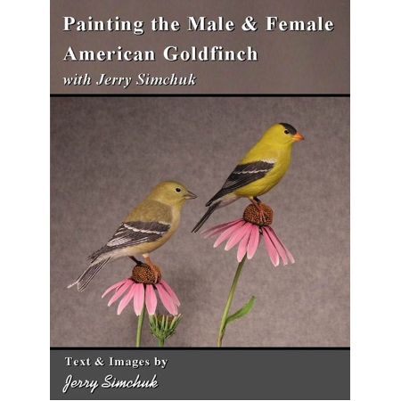 450x450 Painting The Male Amp Female American Goldfinch Greg Dorrance Co. - American Goldfinch Painting